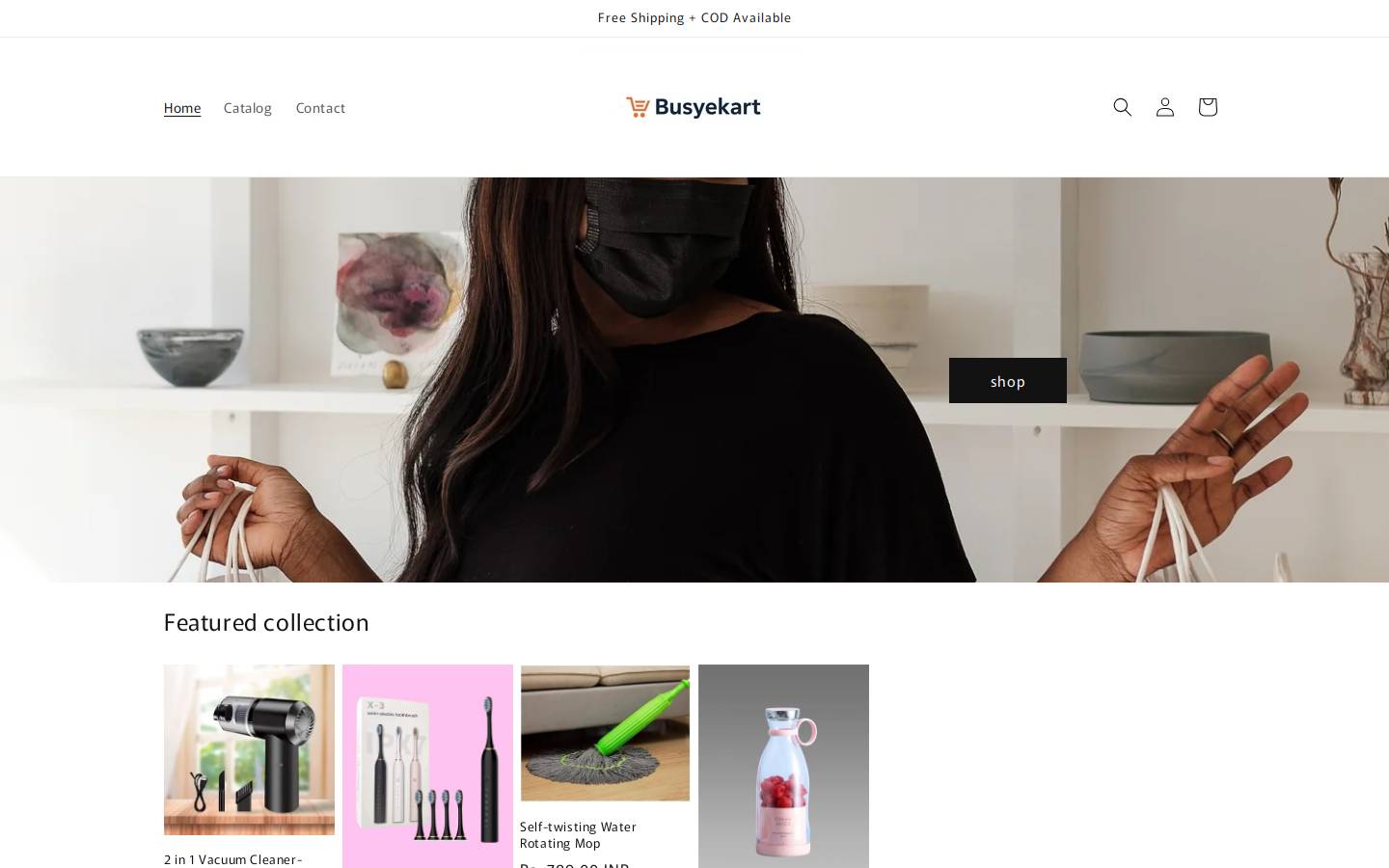 busyekart.online homepage screenshot