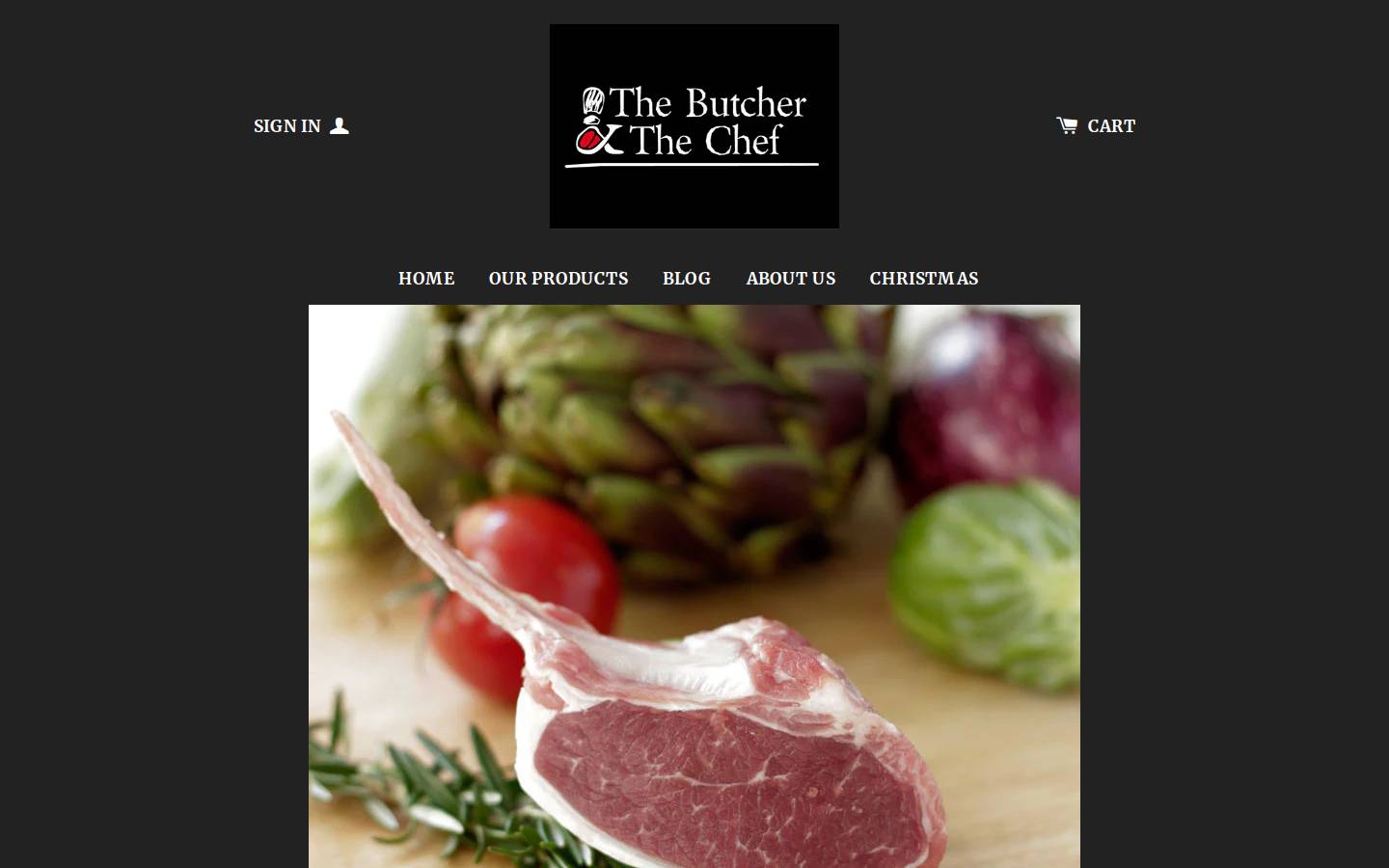 butcherchef.com homepage screenshot