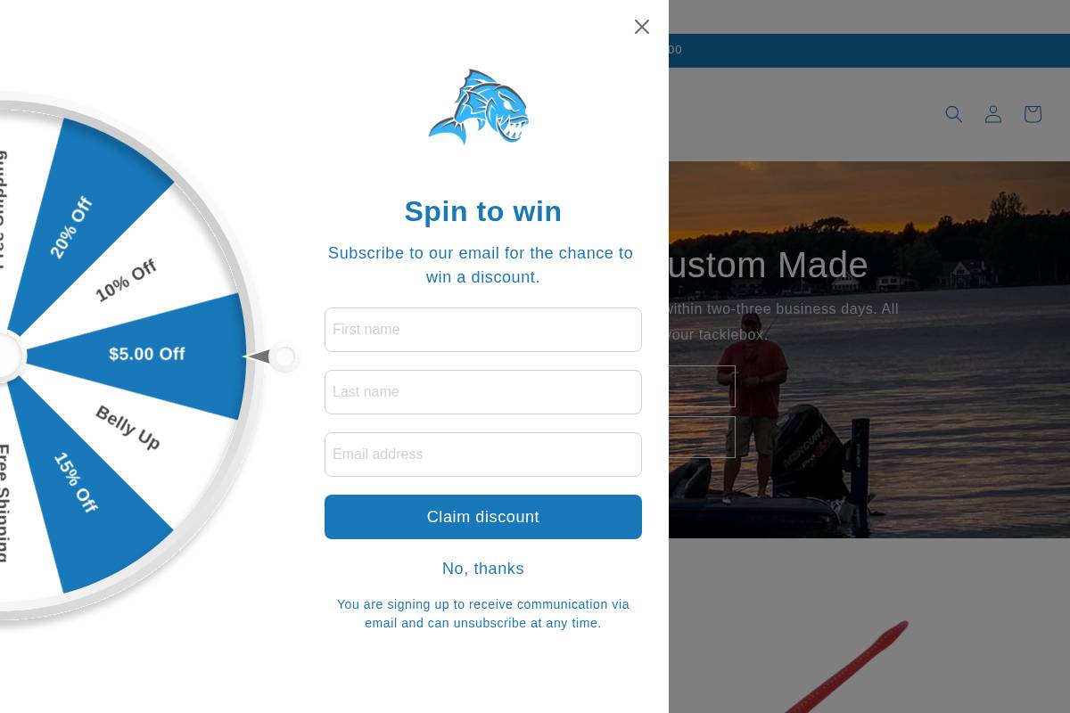 butchersbaits.com homepage screenshot