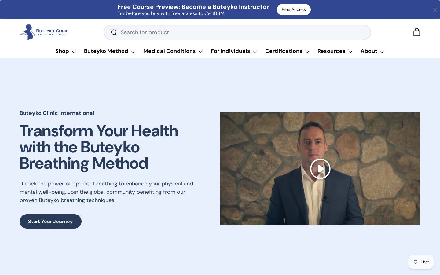 buteykoclinic.com homepage screenshot