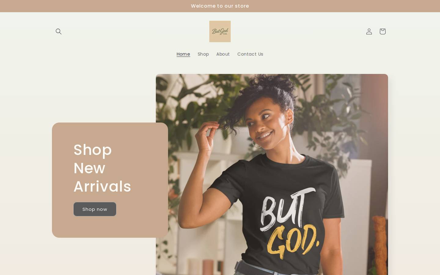 butgodapparel.org homepage screenshot