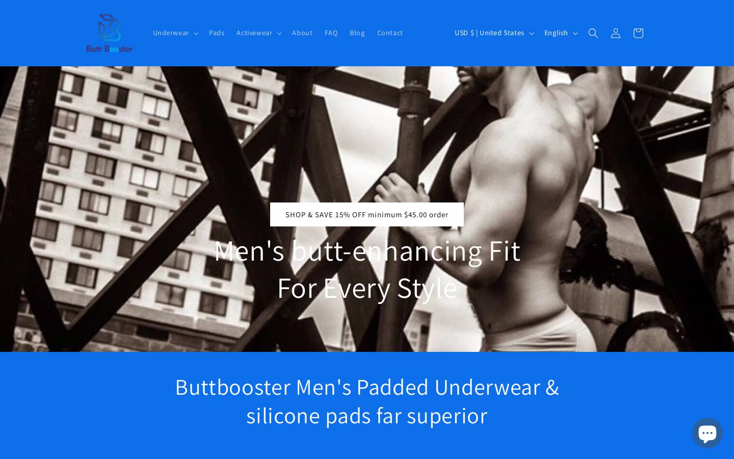 buttboosterllc.com homepage screenshot
