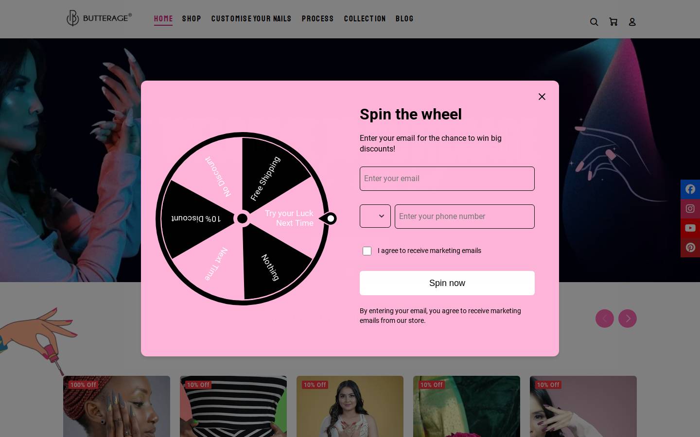 butterage.com homepage screenshot