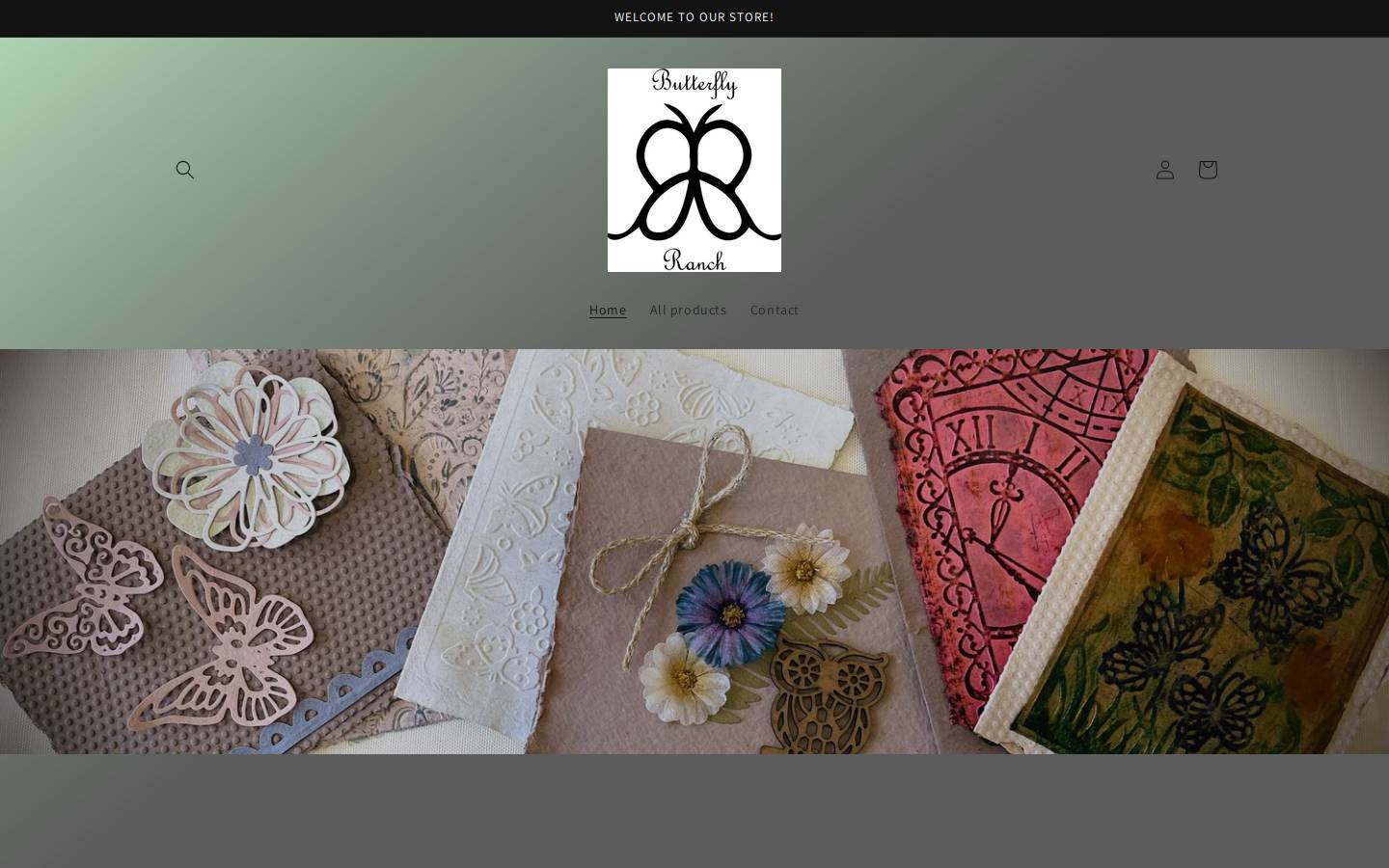 butterflyranchcreations.com homepage screenshot