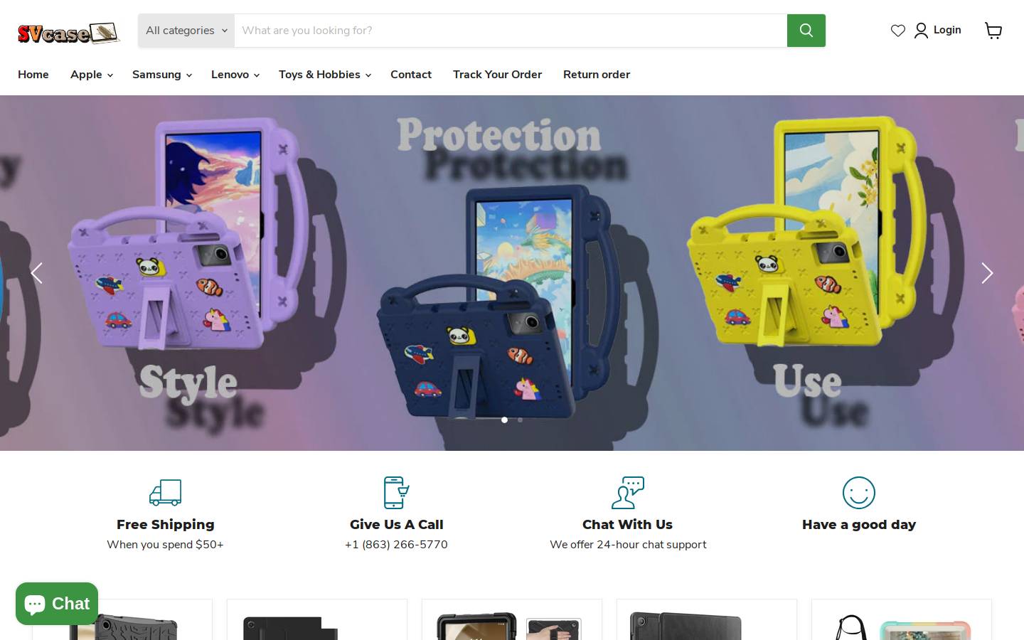 buy-cases.com homepage screenshot