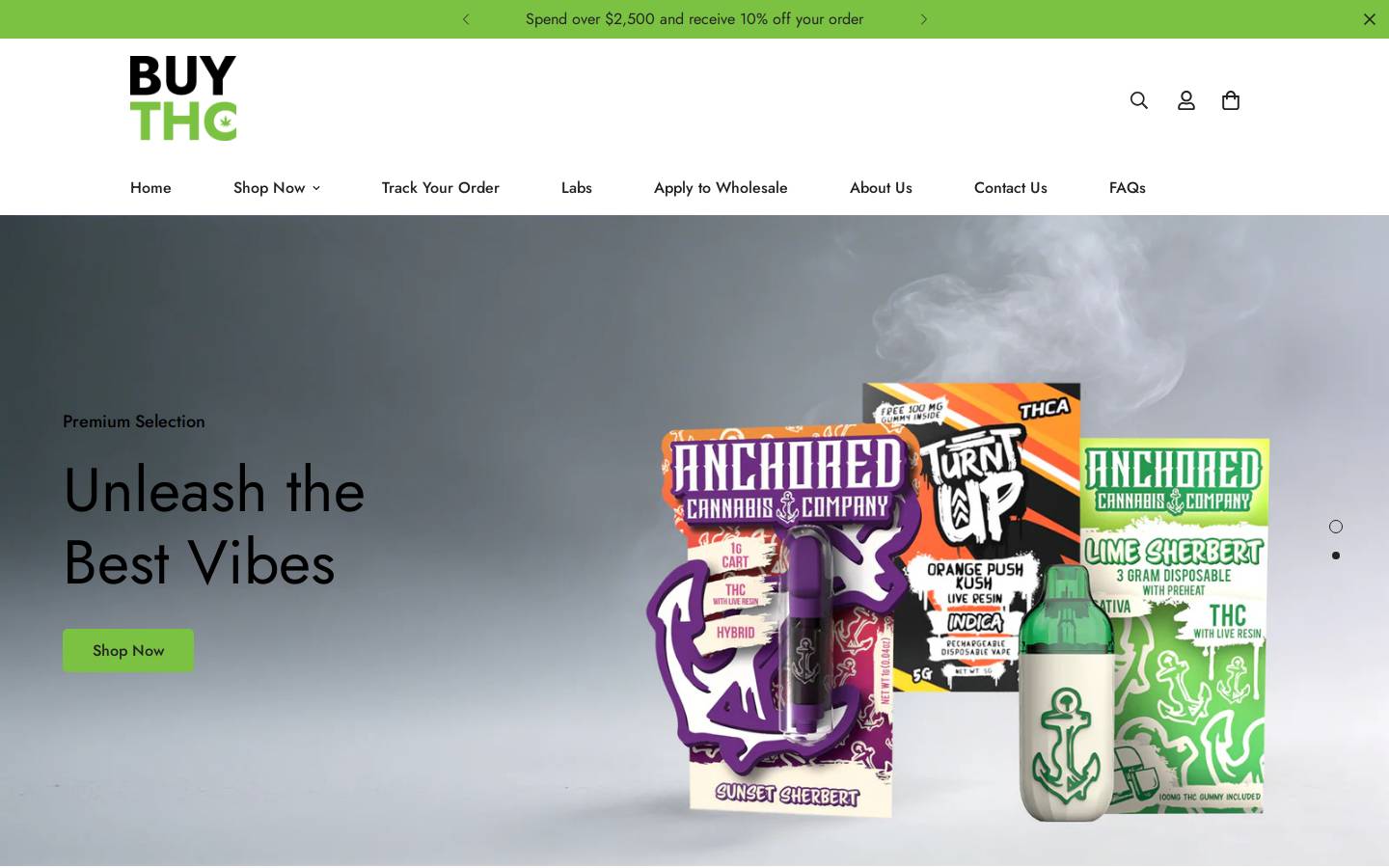 buy-thc.com homepage screenshot