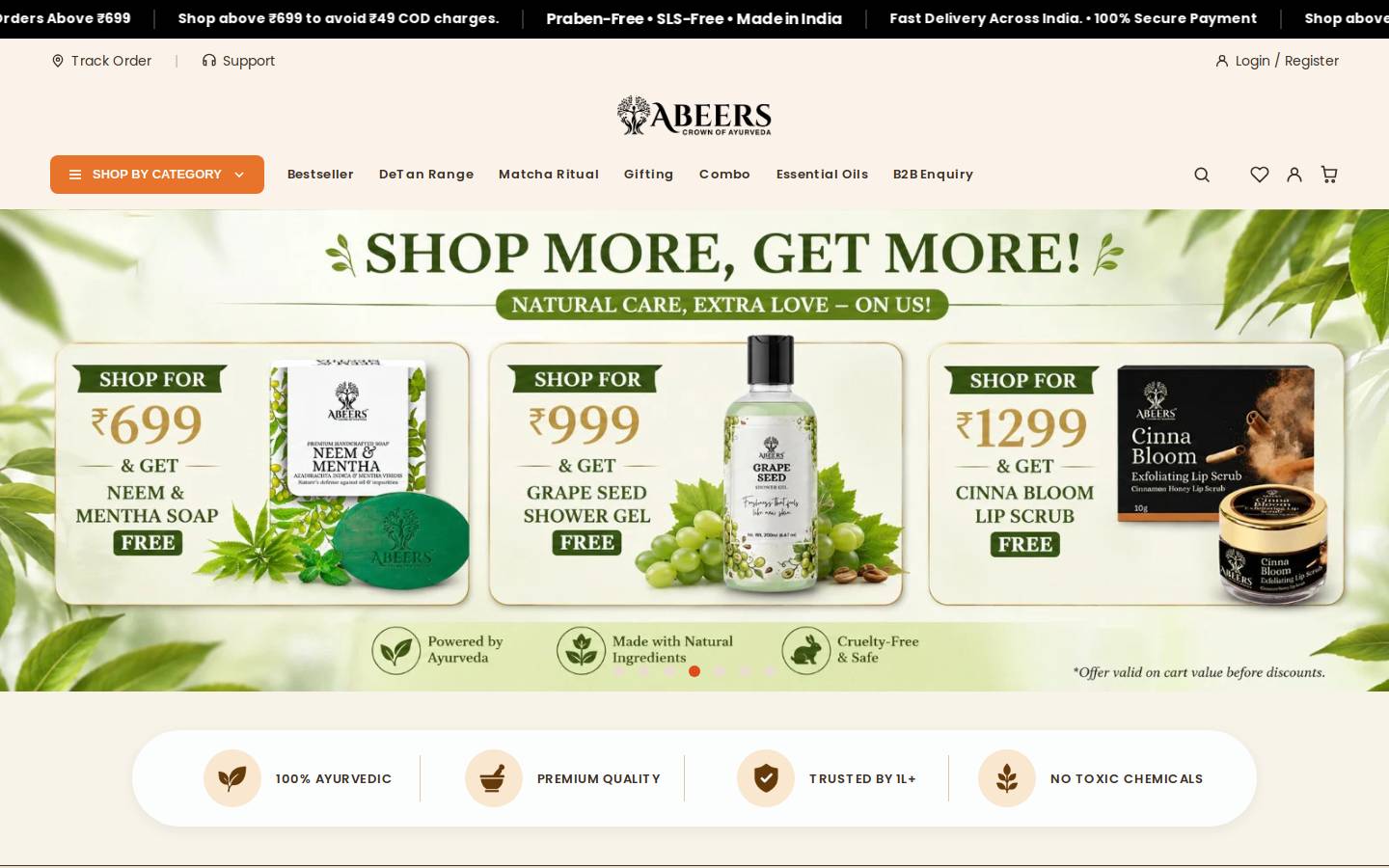 buyabeers.com homepage screenshot