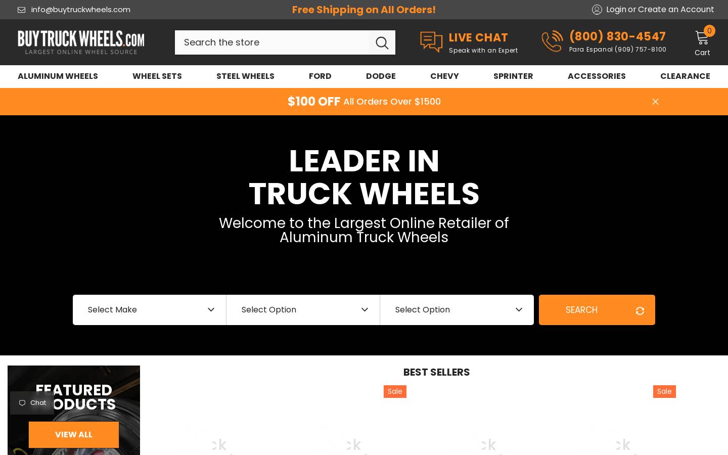 buyalcoawheels.com homepage screenshot