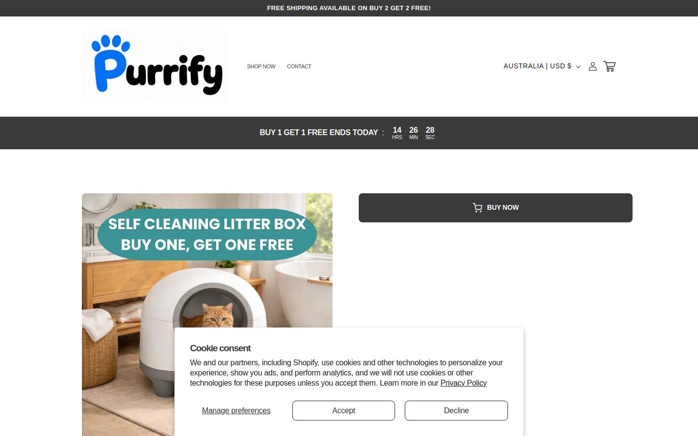 buyautokitty.com homepage screenshot