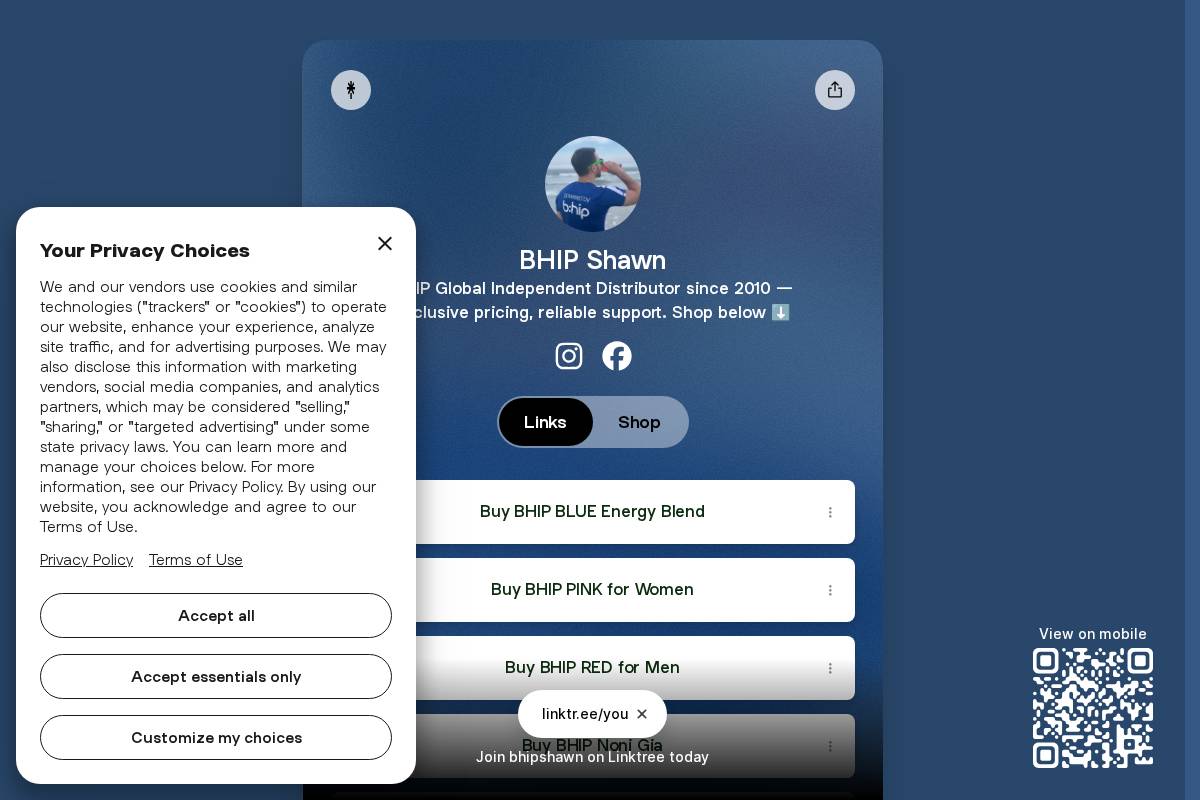buybhip.com homepage screenshot