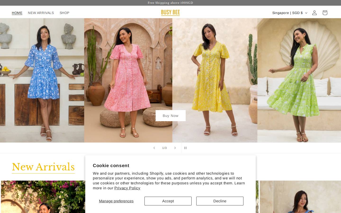 buybusybee.com homepage screenshot