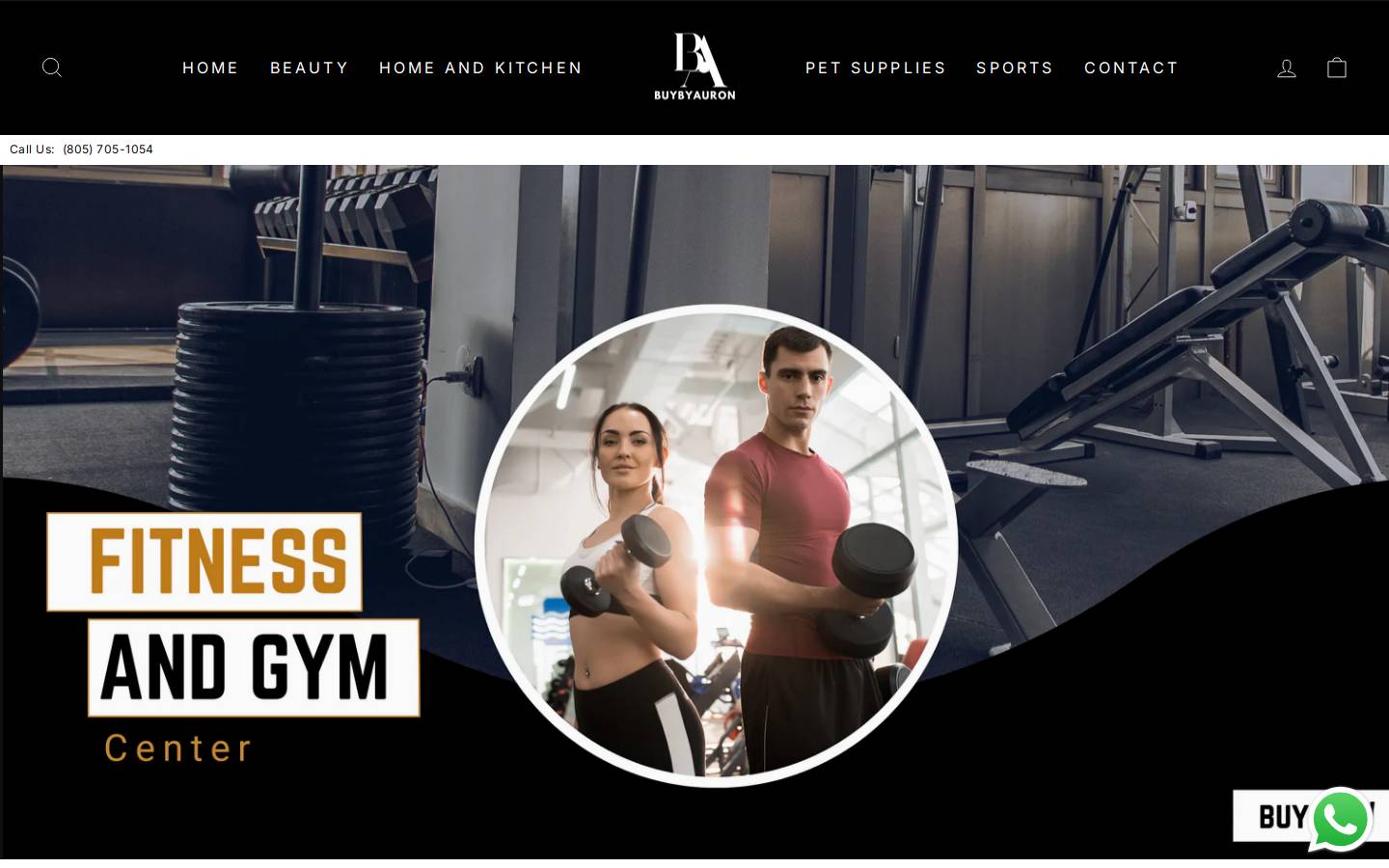 buybyauron.com homepage screenshot