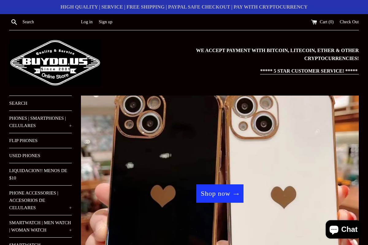 Buydo homepage screenshot