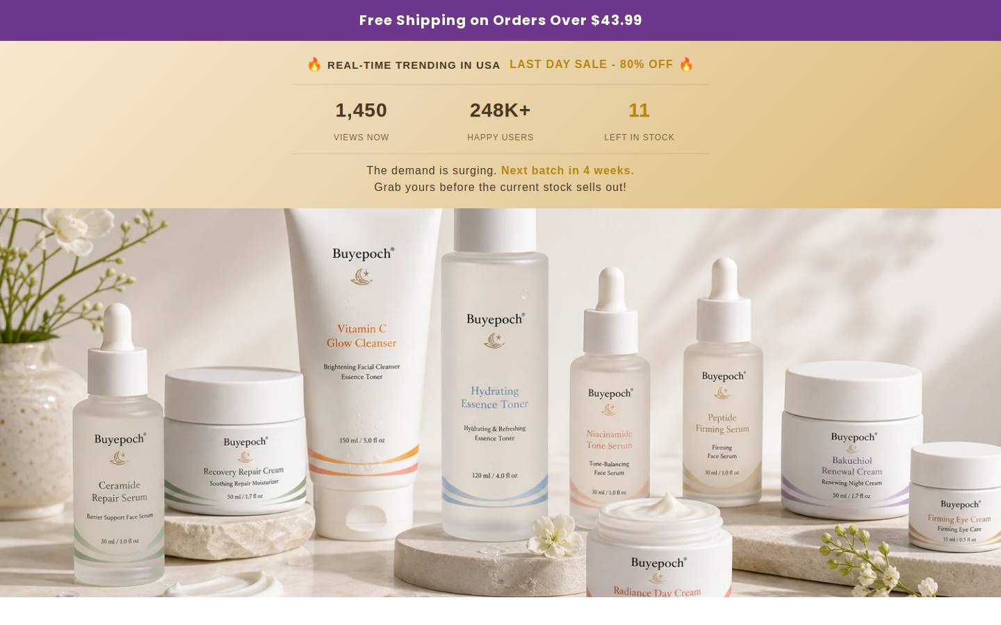 buyepoch.com homepage screenshot