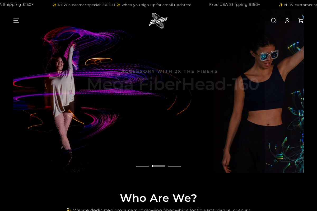 FiberFlies LLC homepage screenshot