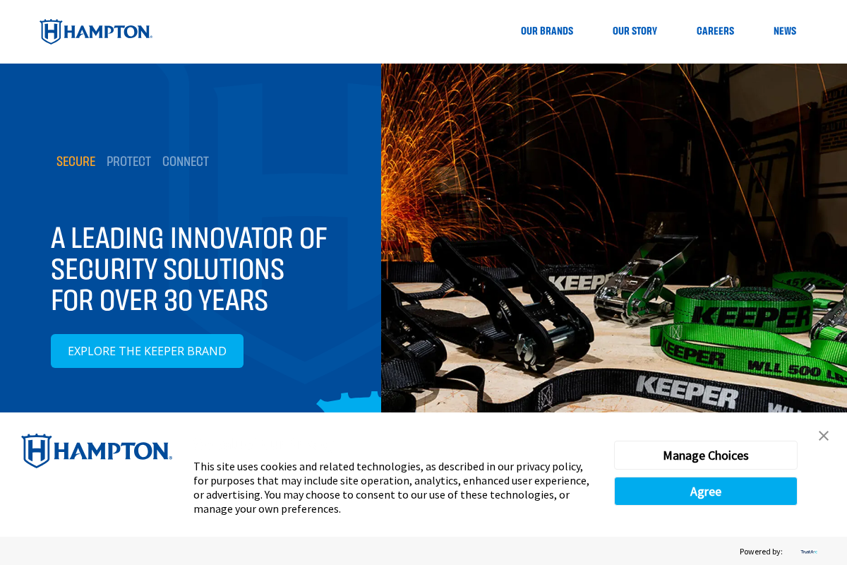 buyhampton.com homepage screenshot