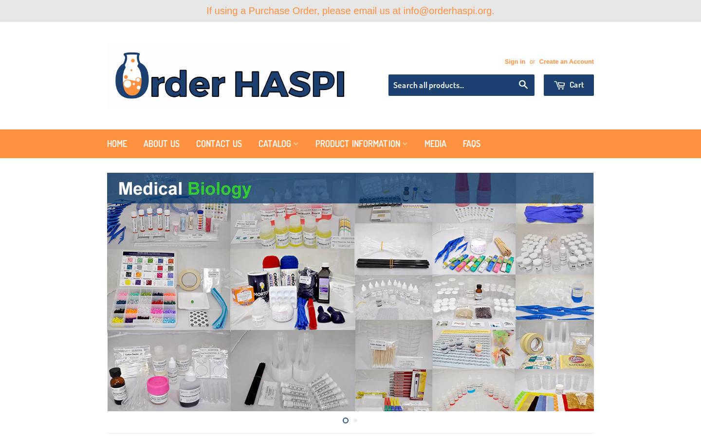 buyhaspi.org homepage screenshot