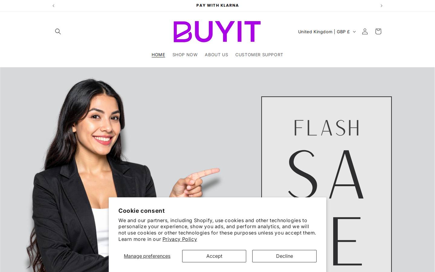 buyit24.shop homepage screenshot