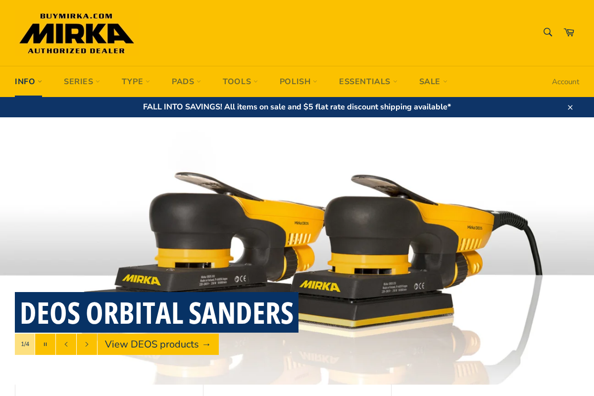 BuyMirka.com homepage screenshot