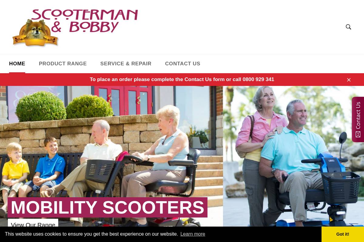 buymobilityscooters.co.nz homepage screenshot