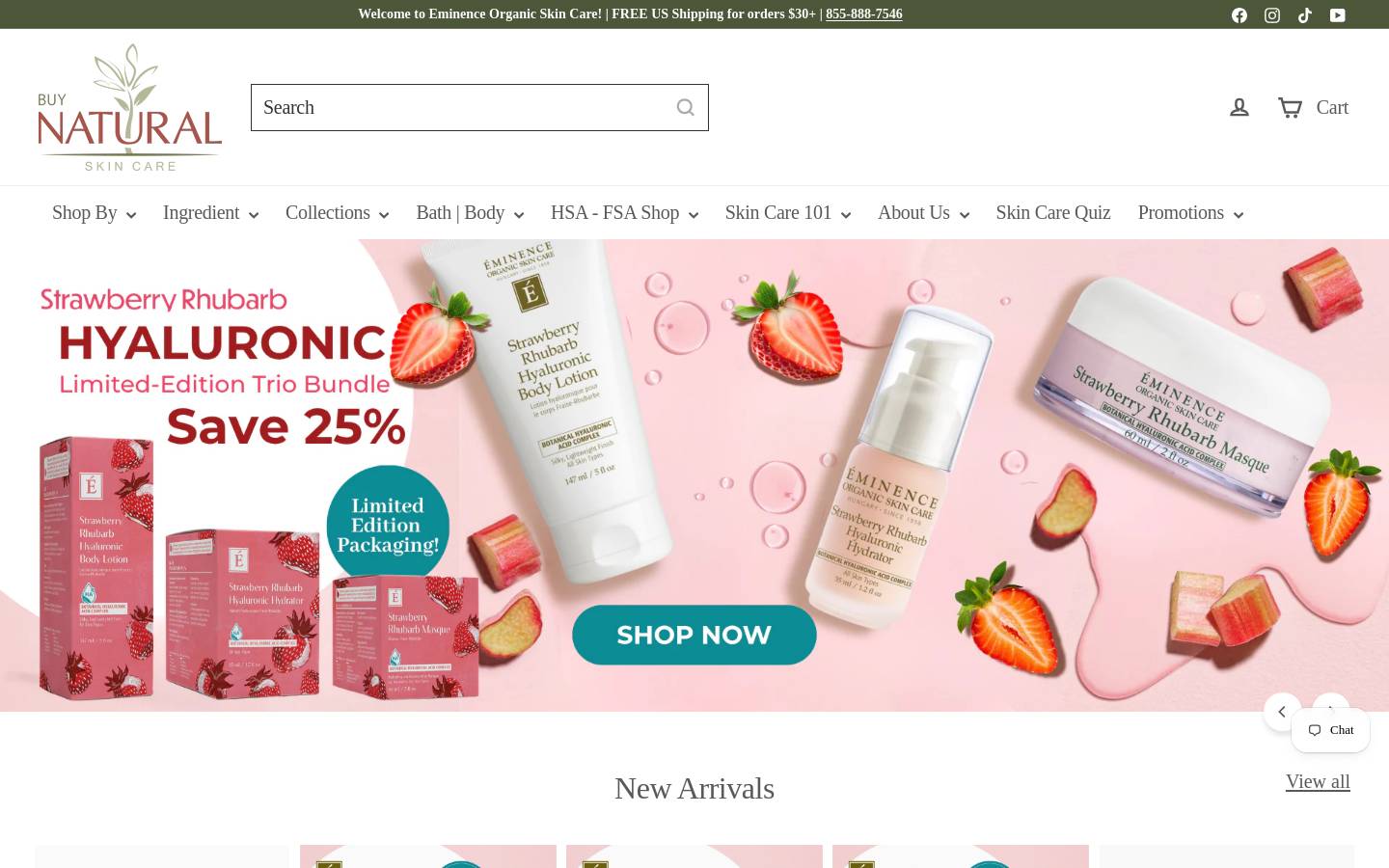 Natural Beauty Group homepage screenshot