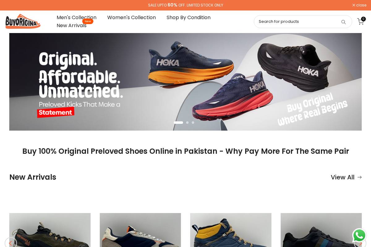 Buyoriginal.pk homepage screenshot