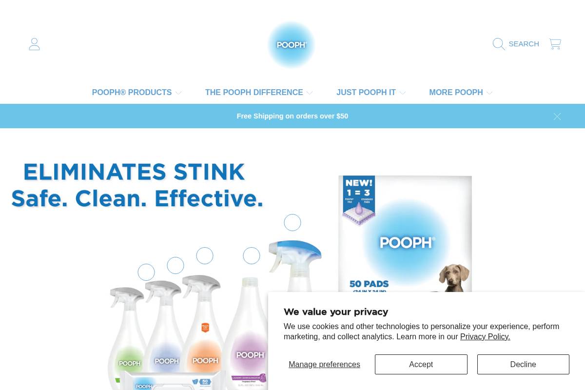 buypooph.com homepage screenshot