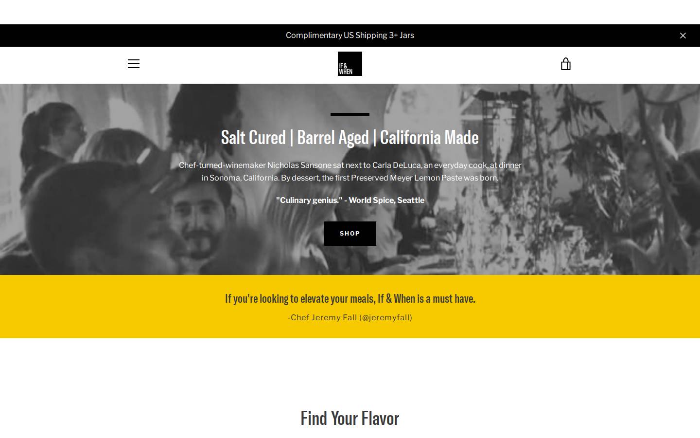 buypreservedlemon.com homepage screenshot