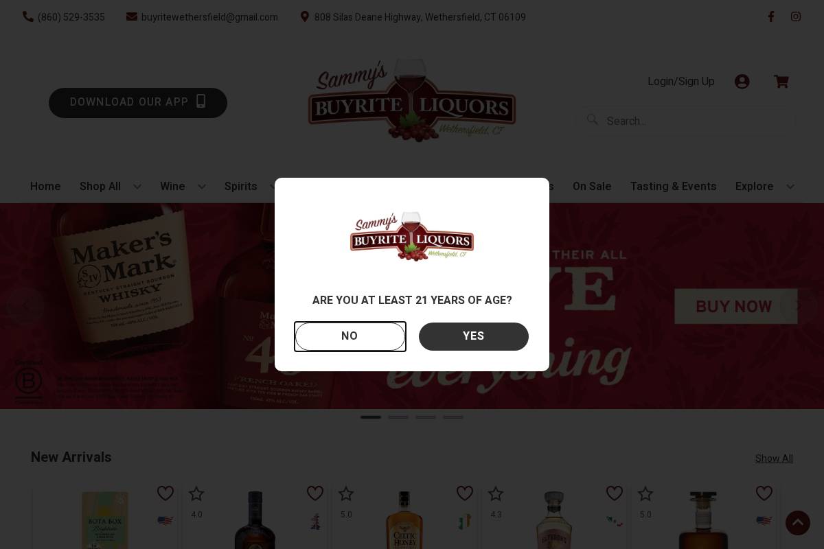 buyritewethersfield.com homepage screenshot