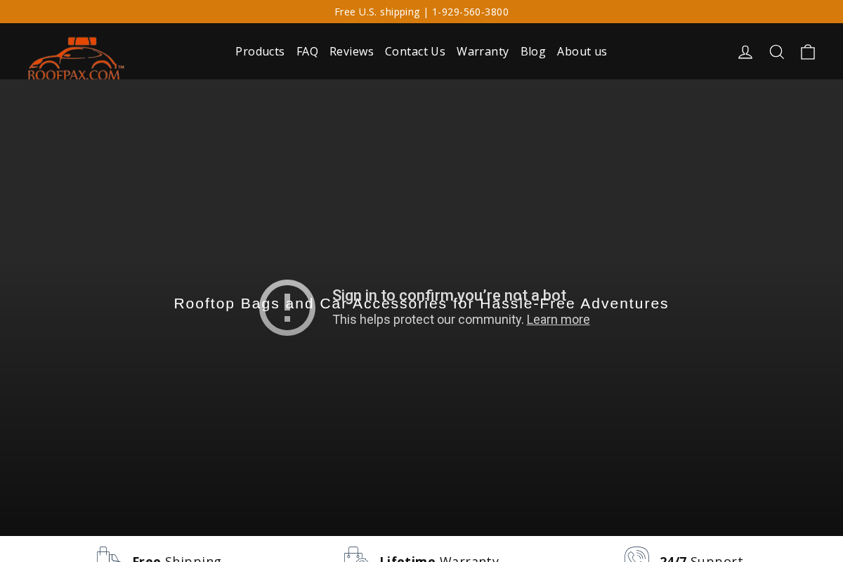 RoofPax homepage screenshot