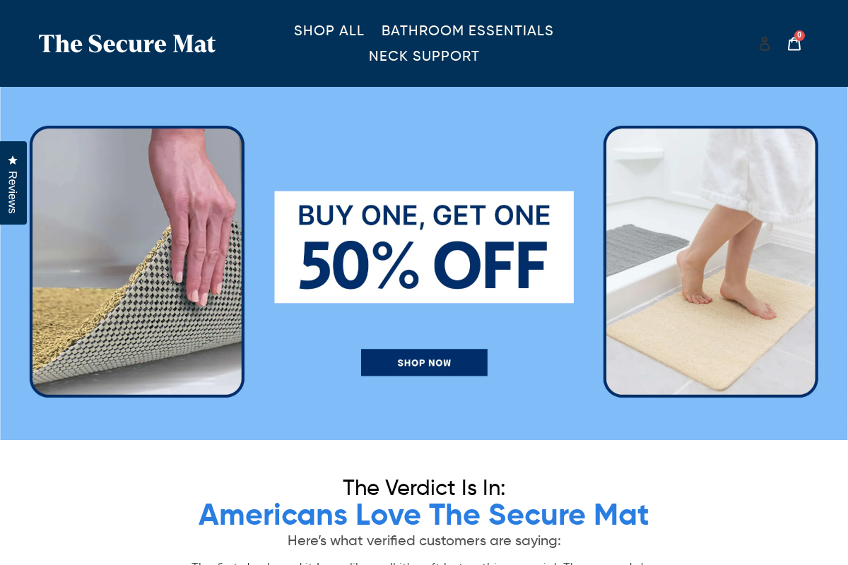 buysecuremat.com homepage screenshot