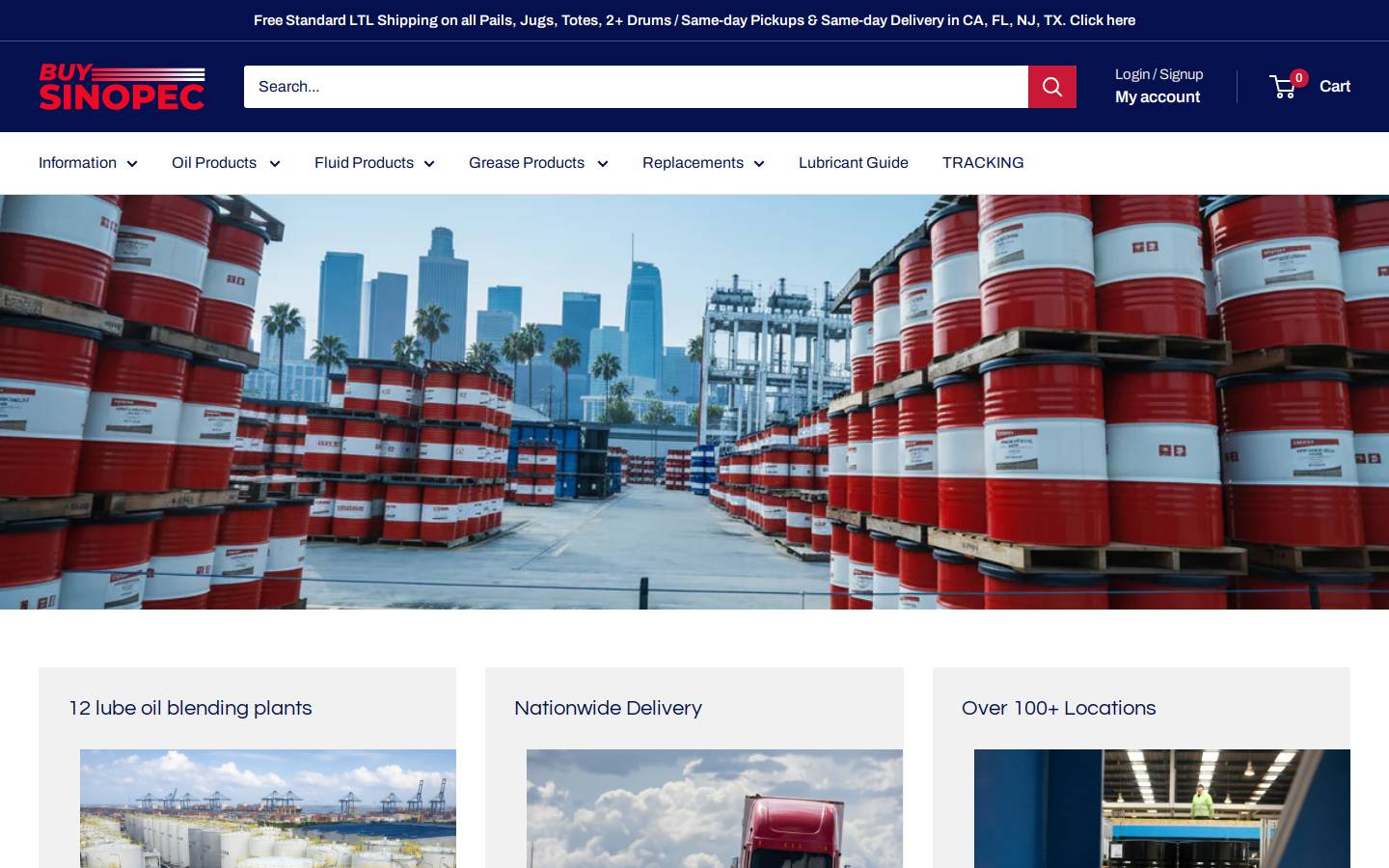 buysinopec.com homepage screenshot