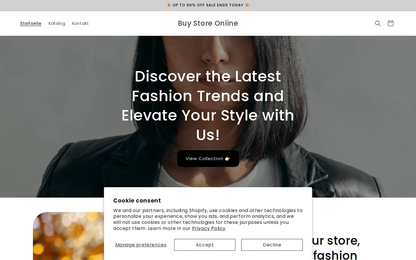 buystoreonline.com homepage screenshot
