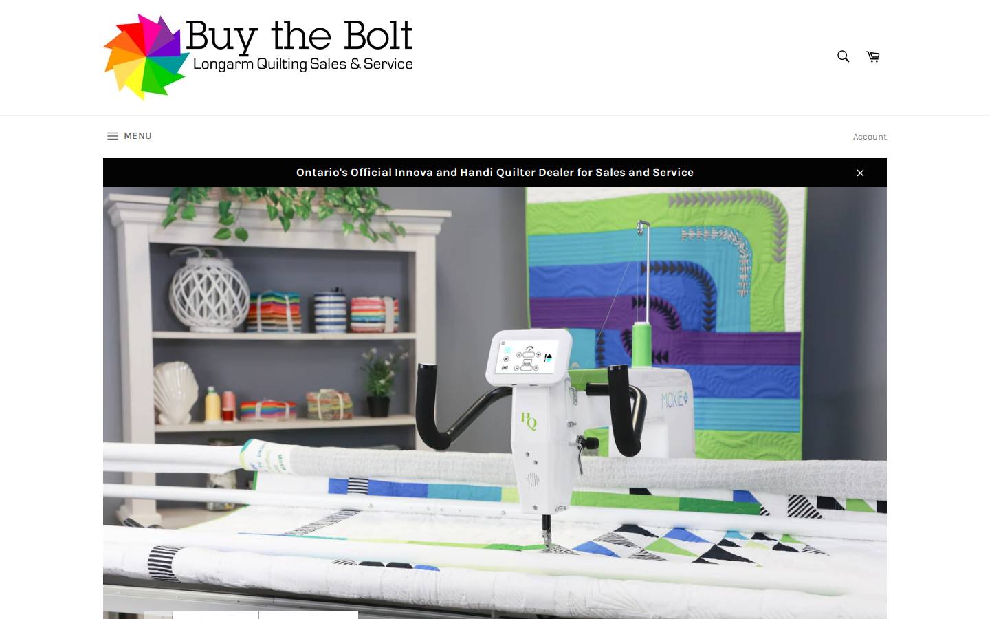 buythebolt.ca homepage screenshot