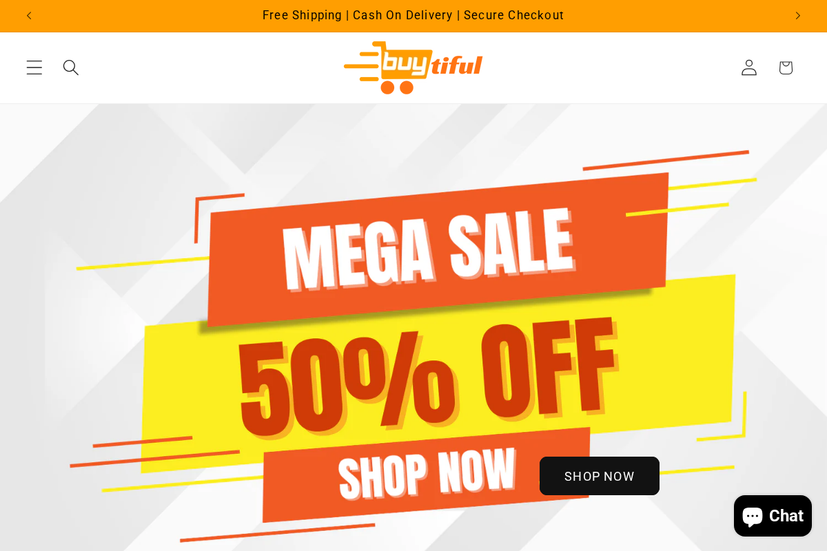 Buytiful homepage screenshot