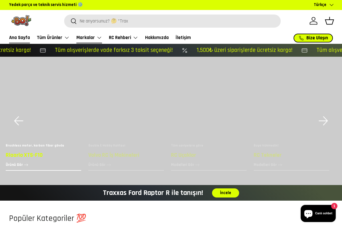 Büyüklere Oyuncaklar homepage screenshot