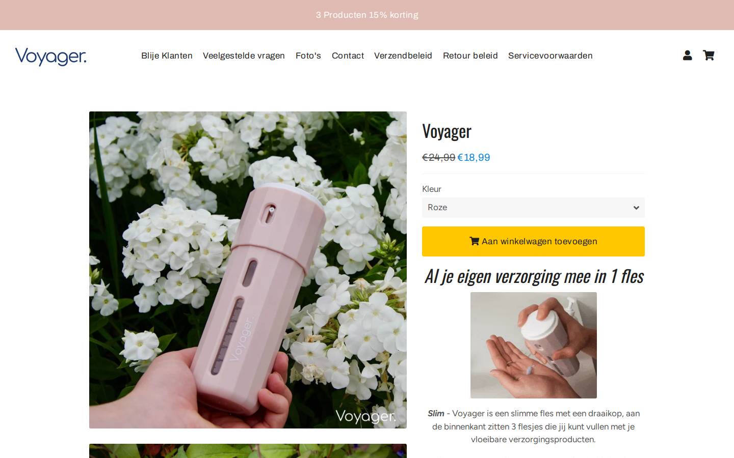 buyvoyager.com homepage screenshot