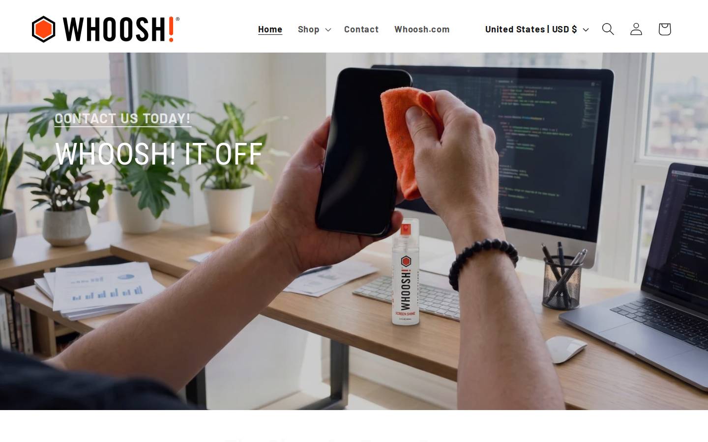 buywhoosh.ca homepage screenshot