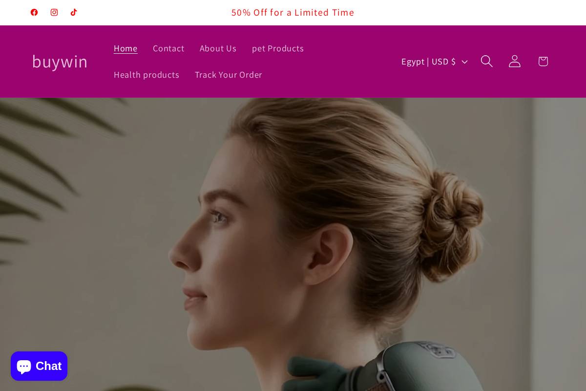 buywin-us.com homepage screenshot