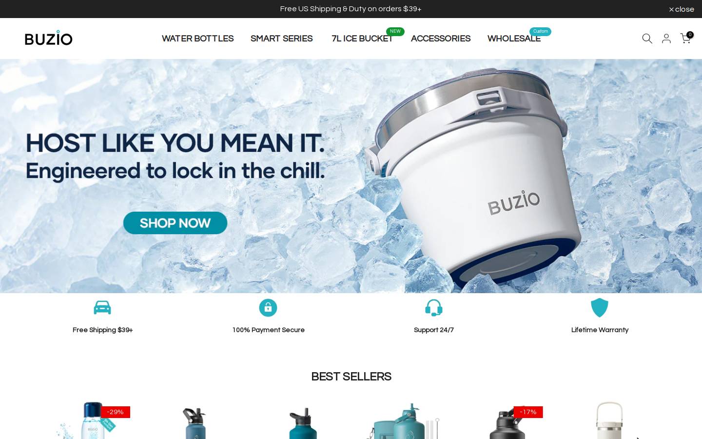 buziolife.com homepage screenshot