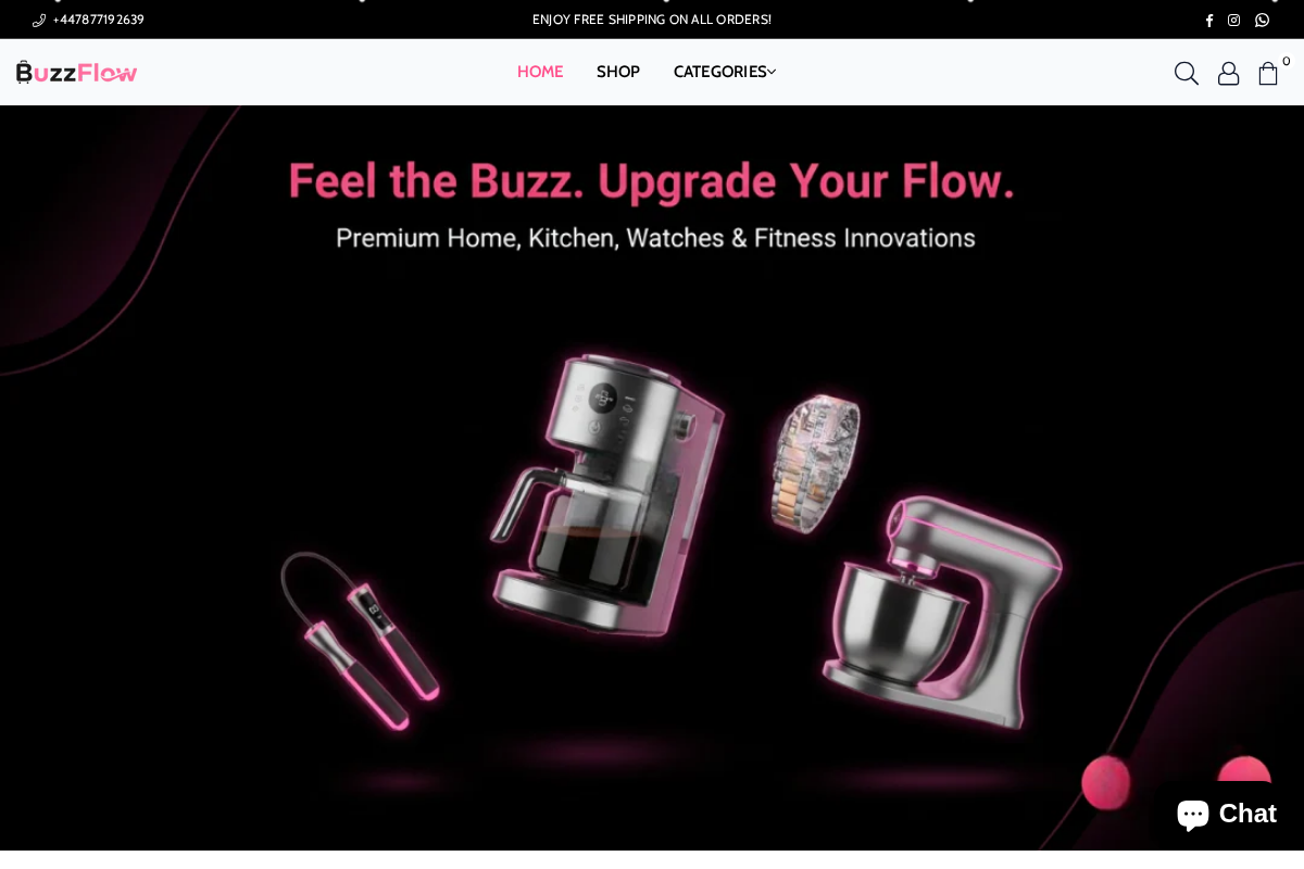 buzz-flow.com homepage screenshot