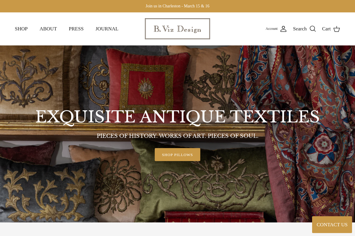 bvizdesign.com homepage screenshot