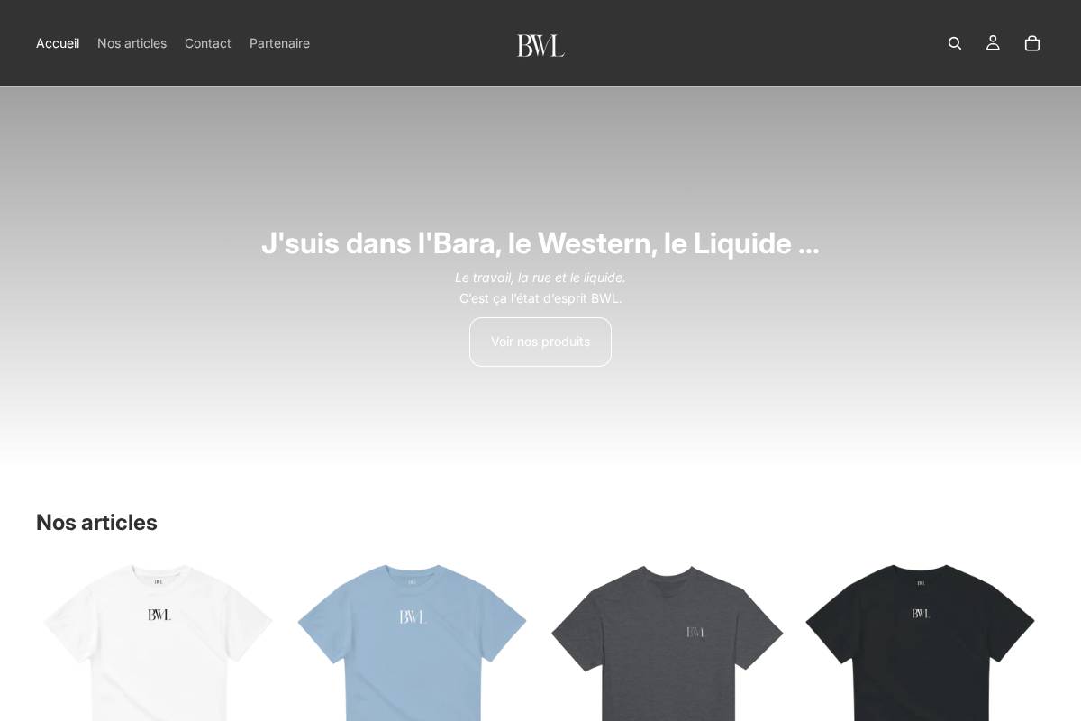 bwlshop.fr homepage screenshot
