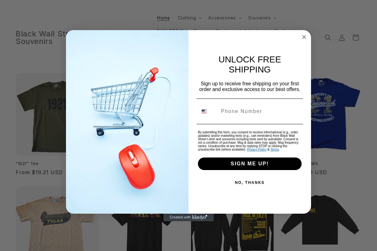 bwstees.com homepage screenshot