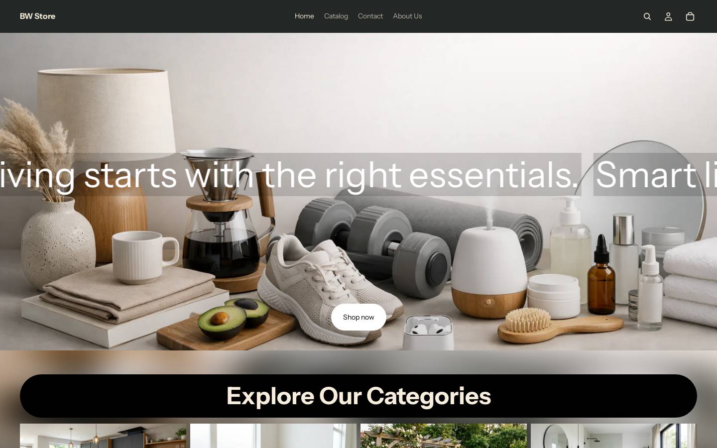 bwstore.in homepage screenshot