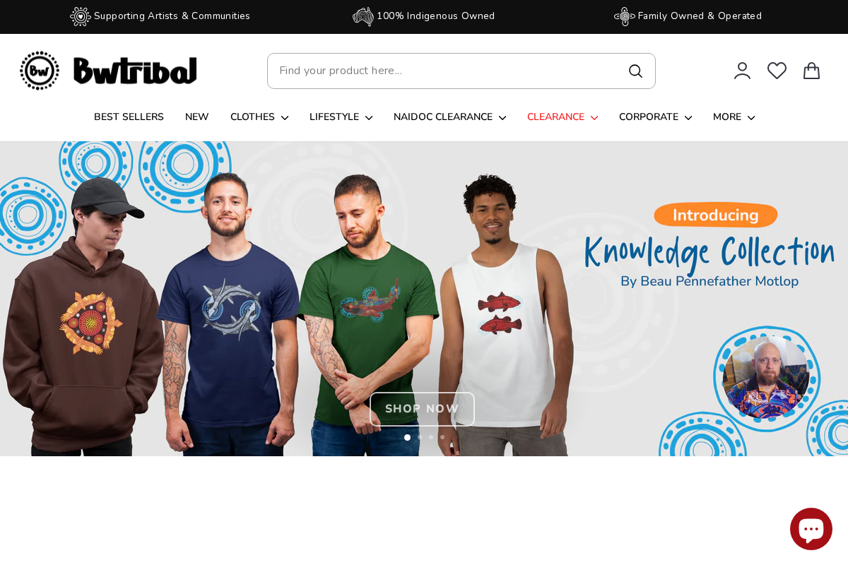 BW Tribal homepage screenshot