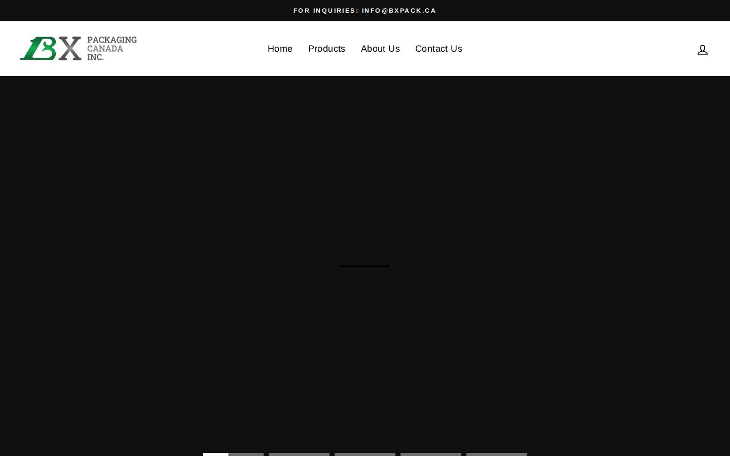bxpack.ca homepage screenshot