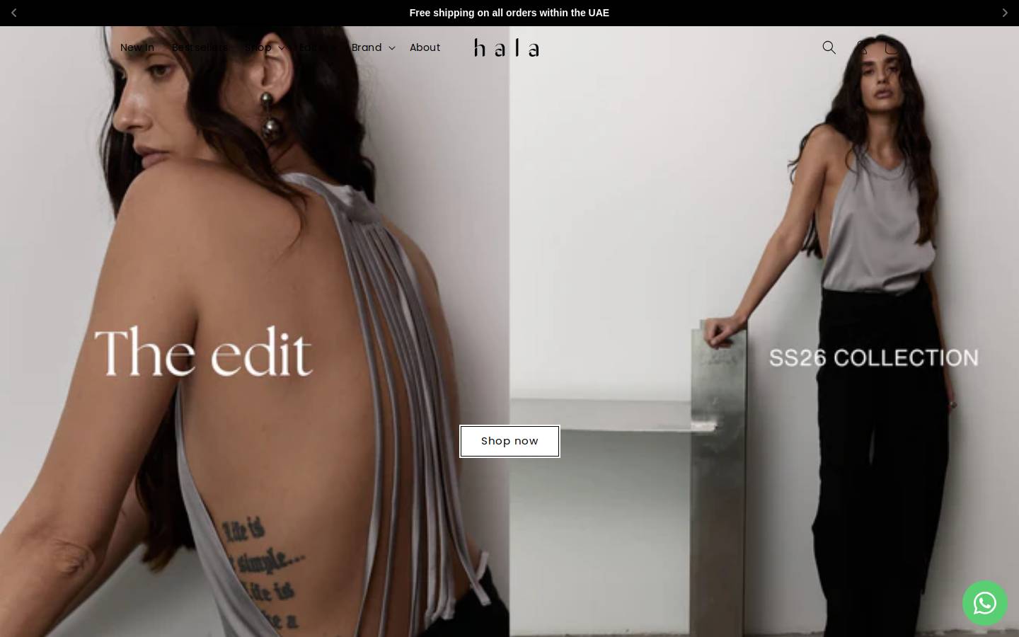 by-hala.com homepage screenshot