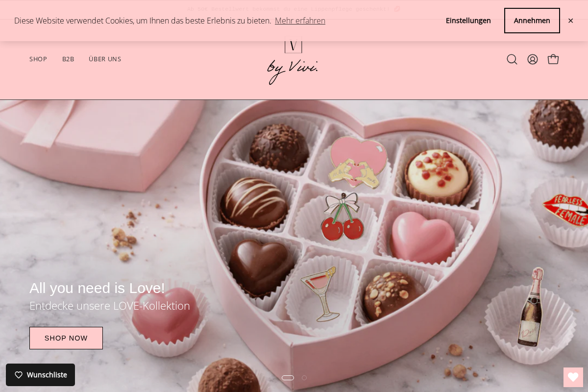 By Vivi homepage screenshot