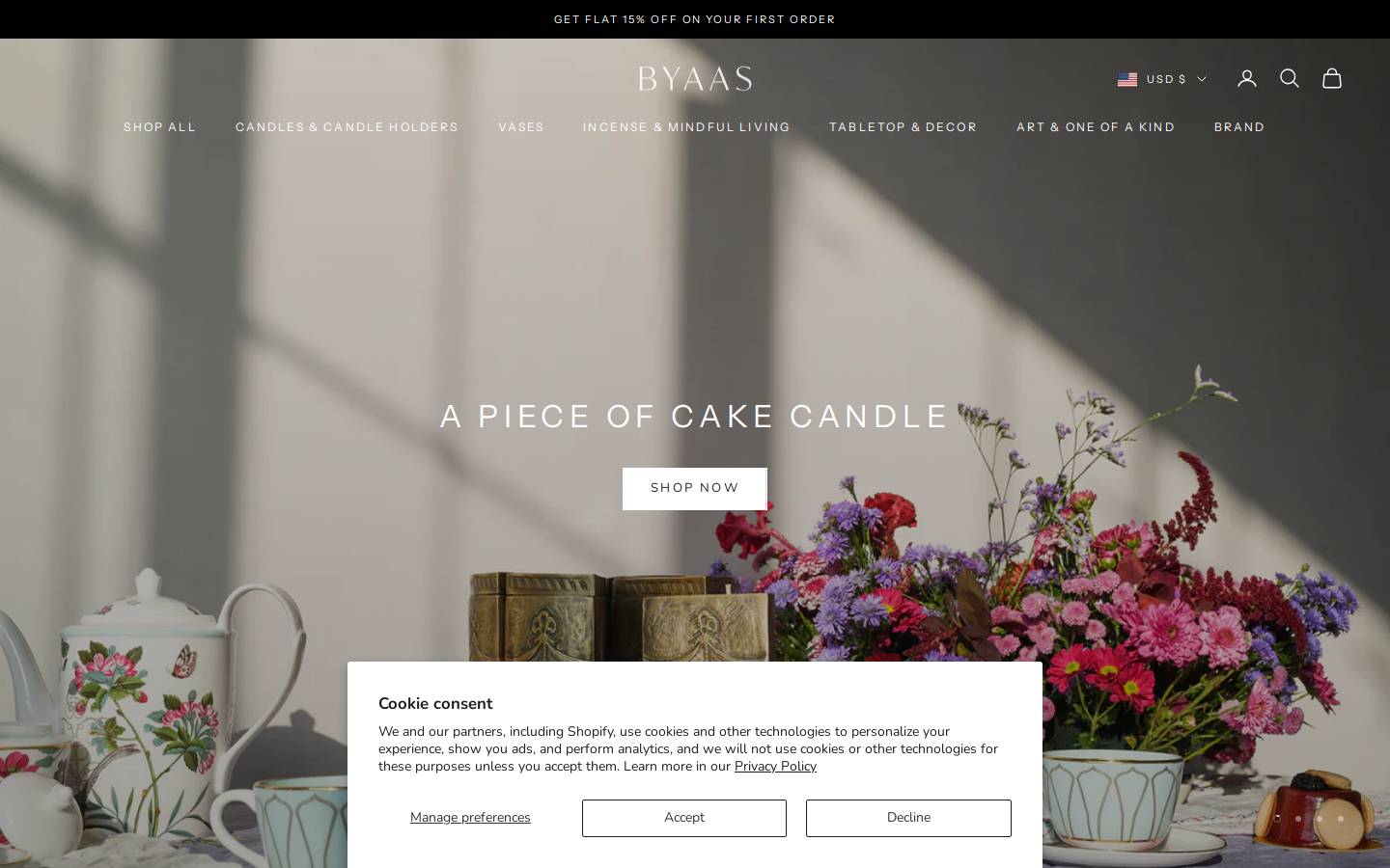 byaas.com homepage screenshot